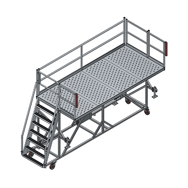 Cantilevered Tunnel Access Platforms