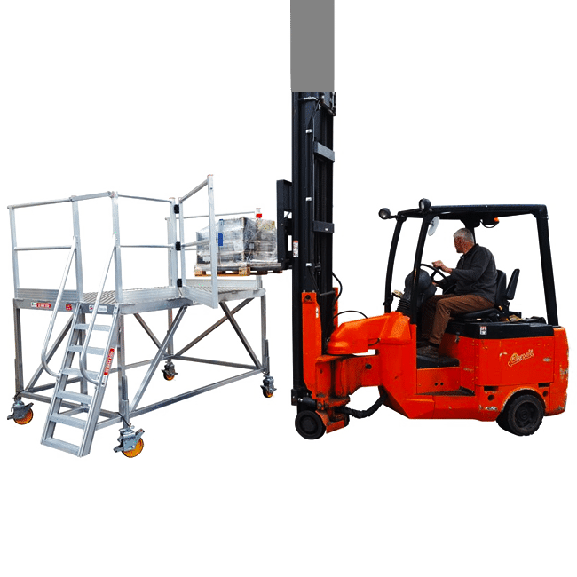 Custom Portable Rear Unloading Platform