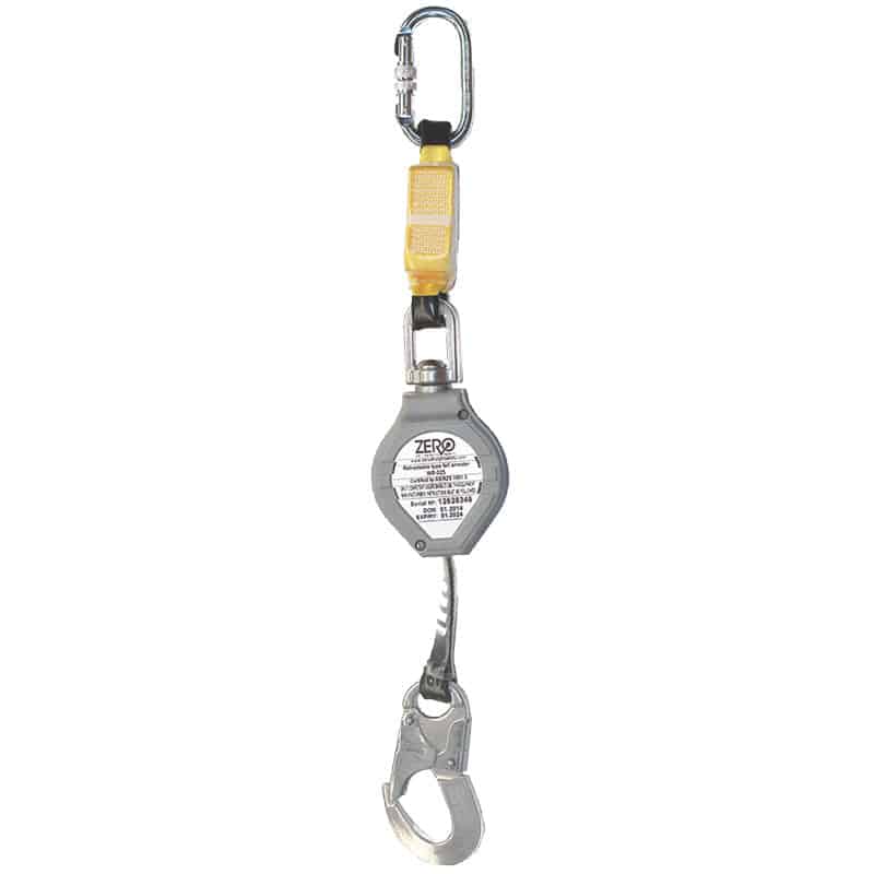 Zero Supalite Retractable Lanyard - 2.4m
